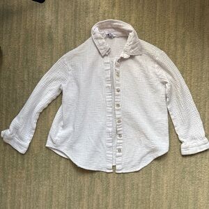 Princess Polly White Button Down Shirt